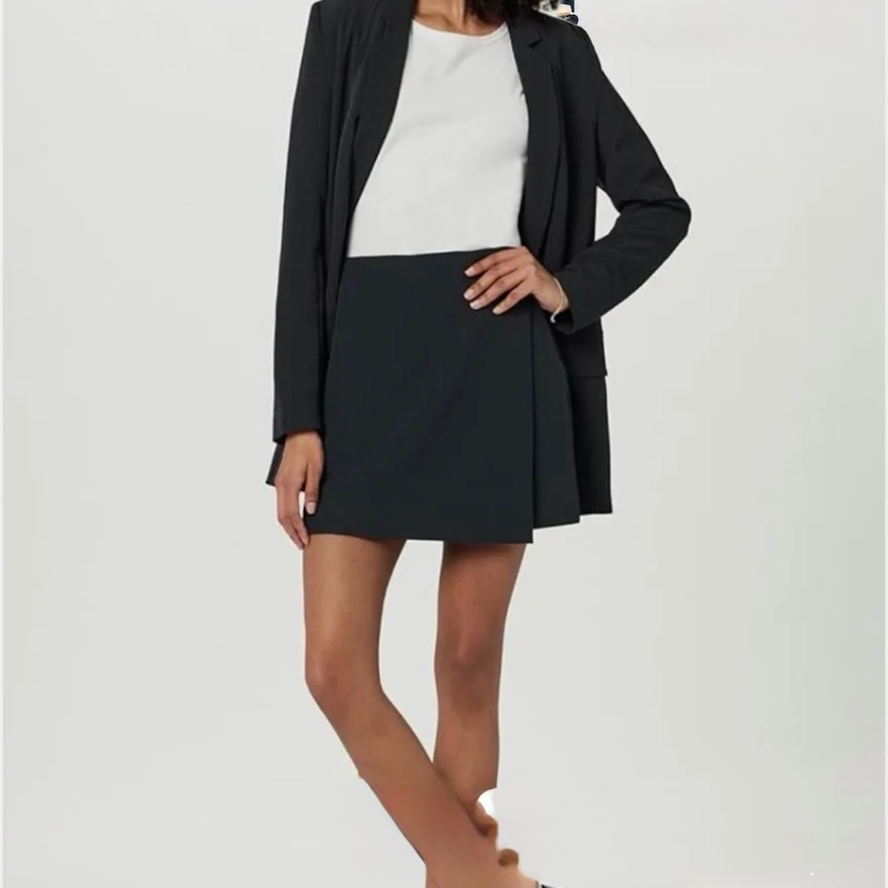 The Drop Black Women's mini skort